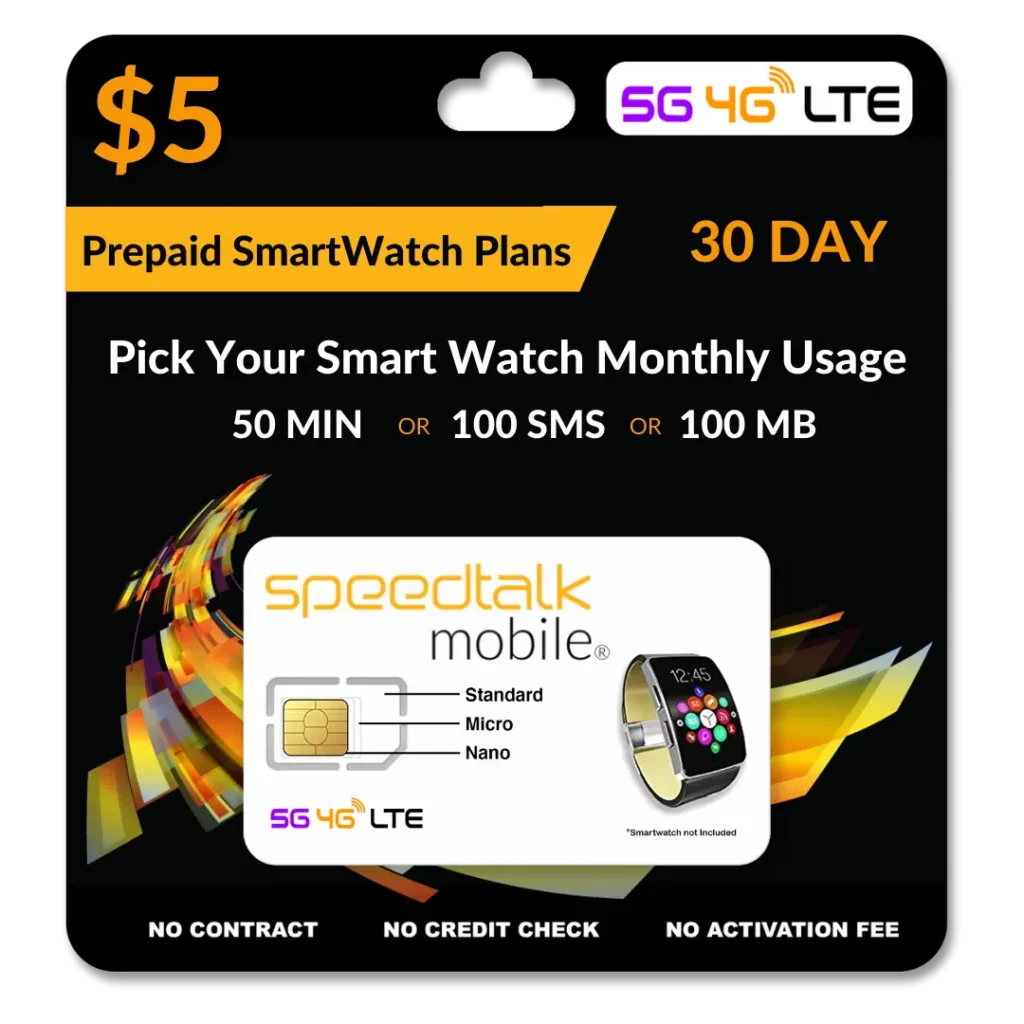 5 A Month Smart Watch Plan