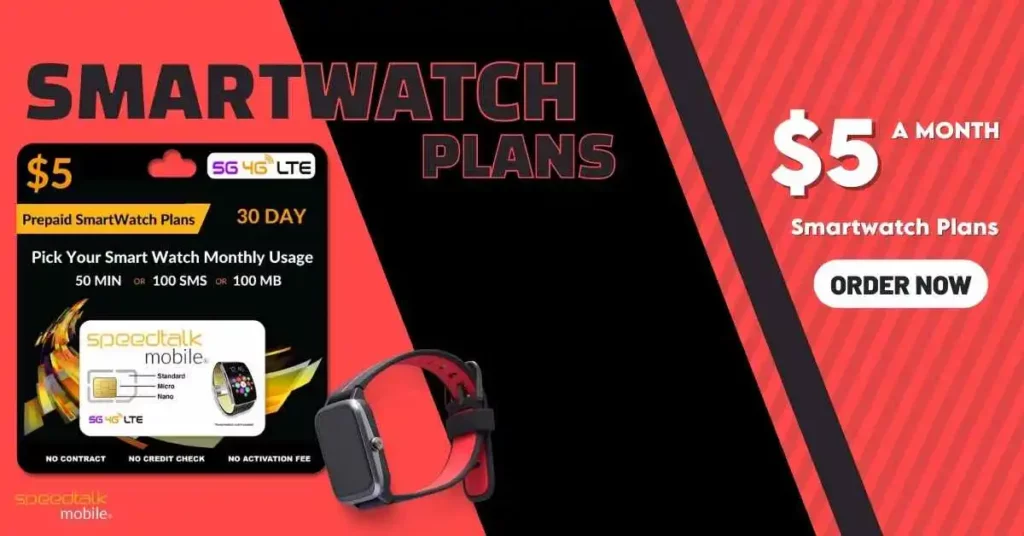Smartwatch Plans Starting At Just 5 per Month
