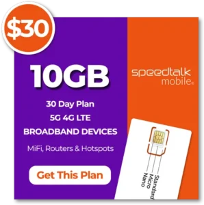 Speedtalk mobile 30 dollar 10gb data plan 30 day 2
